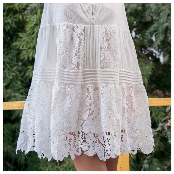 POL Romance Lovely White Lace Dress - Picture 6 of 11